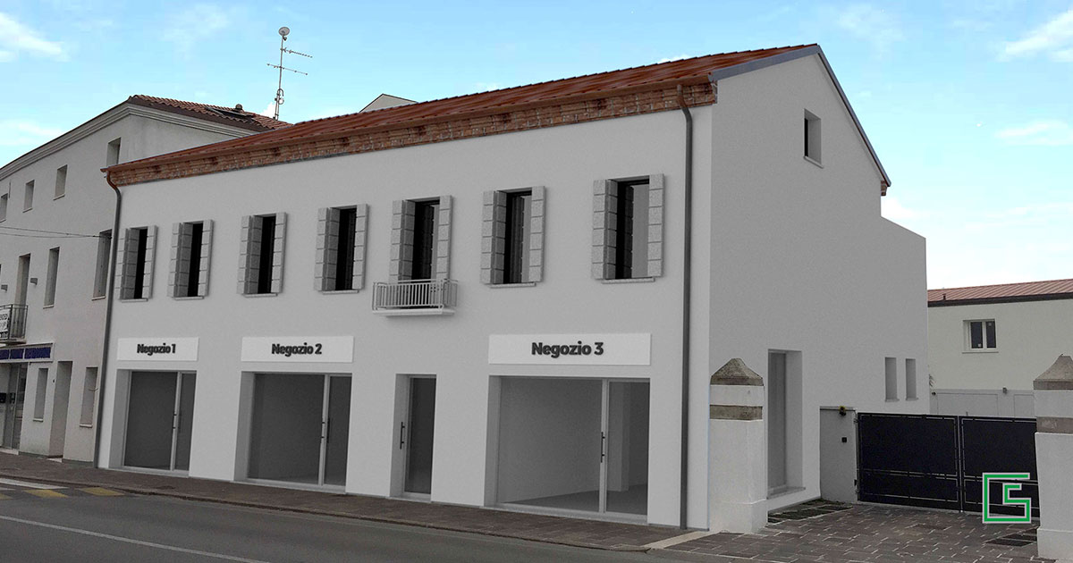 Edificio Abano Terme Ristrutturazione con parziale demolizione e ricostruzione studio tecnico geometra Schiavon