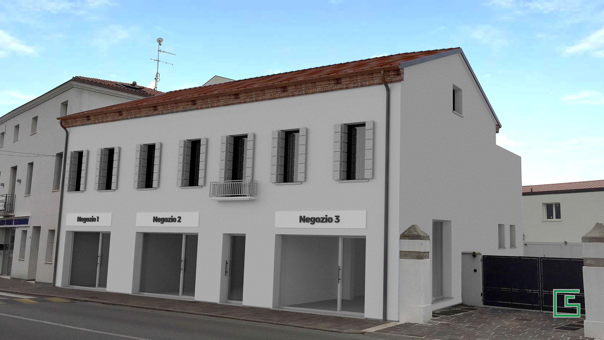 Edificio Abano Terme Ristrutturazione con parziale demolizione e ricostruzione studio tecnico geometra Schiavon